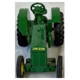 1/16 Pair of John Deere Die-Cast Metal Tractors: 1935 Model BR ERTL #2778 and ERTL Toy Tractor Times 1990 Anniversary Model A Tractor 1/16 Pair of John Deere Die-Cast Metal Tractors: 1935 Model BR ERTL #2778 and ERTL Toy Tractor Times 1990 Anniversary Model A Tractor