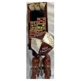 Vintage Cast Iron Horse-Drawn Cart with Fresh Fruits and Vegetables Vintage Cast Iron Horse-Drawn Cart with Fresh Fruits and Vegetables