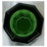 Assortment of Emerald Green Decor - Includes: 2 Candlesticks, 1 Canister, 1 Lidded Candy Dish, and 1 Vase Assortment of Emerald Green Decor - Includes: 2 Candlesticks, 1 Canister, 1 Lidded Candy Dish, and 1 Vase