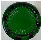 Assortment of Emerald Green Decor - Includes: 2 Candlesticks, 1 Canister, 1 Lidded Candy Dish, and 1 Vase Assortment of Emerald Green Decor - Includes: 2 Candlesticks, 1 Canister, 1 Lidded Candy Dish, and 1 Vase