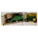 John Deere Bundle of Ertl 1/16 12A 50th Anniversary Combine and John Deere 1952 Model 50 Tractor