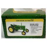 John Deere Bundle of Ertl 1/16 12A 50th Anniversary Combine and John Deere 1952 Model 50 Tractor