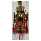 Vintage Mississippi 1869 Antique Fire Engine Transistor Radio WACO Japan and 1/64 Case Steam Engine First Edition Tractor