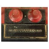 Vintage Mississippi 1869 Antique Fire Engine Transistor Radio WACO Japan and 1/64 Case Steam Engine First Edition Tractor