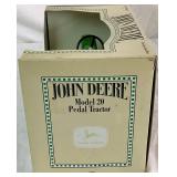 John Deere Die Cast Bundle of Ertl Model 20 Pedal Tractor in Box and Ertl No 5512 Utility Tractor in Box
