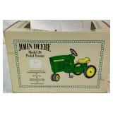 John Deere Die Cast Bundle of Ertl Model 20 Pedal Tractor in Box and Ertl No 5512 Utility Tractor in Box
