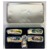 Collection of 4 Boxed Knife Sets Representing the American Farmer Collection of 4 Boxed Knife Sets Representing the American Farmer