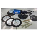 Corded Tool Lot- Senco Air Compressor, Bench Grinder and Angle Grinder Corded Tool Lot- Senco Air Compressor, Bench Grinder and Angle Grinder