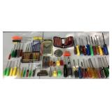Collection of Phillips Screw Drivers and Straight Pick Tools Collection of Phillips Screw Drivers and Straight Pick Tools