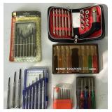 Collection of Phillips Screw Drivers and Straight Pick Tools Collection of Phillips Screw Drivers and Straight Pick Tools