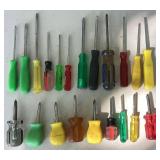 Collection of Phillips Screw Drivers and Straight Pick Tools Collection of Phillips Screw Drivers and Straight Pick Tools