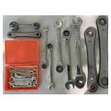 Enormous Collection of Assorted Open End, Box End and Box End Ratchet Wrenches Enormous Collection of Assorted Open End, Box End and Box End Ratchet Wrenches