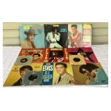 Collection of Elvis Presley Albums and 45 Collection of Elvis Presley Albums and 45