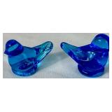 Glass Bird Collection - Vintage Perfume Bottle, 2 Bluebirds and 2 Red Birds Glass Bird Collection - Vintage Perfume Bottle, 2 Bluebirds and 2 Red Birds