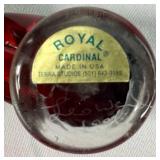 Glass Bird Collection - Vintage Perfume Bottle, 2 Bluebirds and 2 Red Birds Glass Bird Collection - Vintage Perfume Bottle, 2 Bluebirds and 2 Red Birds