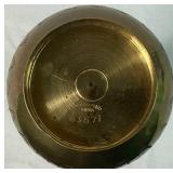 Brass Collection of 14 Small Brass Bells and 7.5" Vase Brass Collection of 14 Small Brass Bells and 7.5" Vase