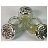 Collection of 11 Glass Ring Holders and Small Jewelry Keepers Collection of 11 Glass Ring Holders and Small Jewelry Keepers
