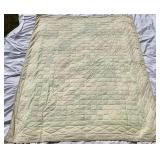Vintage Twin Size Patchwork Quilt 64" x 88"