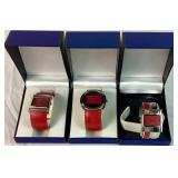 Three Vintage Fahrenheit Ladies Wrist Watches Three Vintage Fahrenheit Ladies Wrist Watches