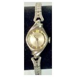 Four Vintage Ladies Watches - Bulova, Elgin, Enzo 17 Jewels and Buren Four Vintage Ladies Watches - Bulova, Elgin, Enzo 17 Jewels and Buren