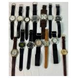 Collection of Mens Watches - Different Brands and Styles - Many Vintage Collection of Mens Watches - Different Brands and Styles - Many Vintage