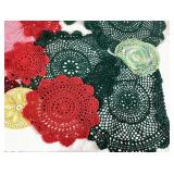 Collection of Handcrafted Doilies - Many Colors and Sizes - 19 pieces Collection of Handcrafted Doilies - Many Colors and Sizes - 19 pieces