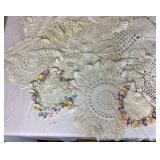 Collection Neutral Colored Doilies - Many Shapes and Sizes - 18 pieces Collection Neutral Colored Doilies - Many Shapes and Sizes - 18 pieces
