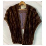 Vintage Pelta Furs Los Angeles Mink Stole Cape with pockets Vintage Pelta Furs Los Angeles Mink Stole Cape with pockets