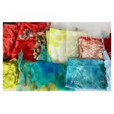 Assortment of Vintage Scarves - From Japan, France and USA Assortment of Vintage Scarves - From Japan, France and USA