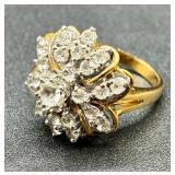 Collection of 18K GE Cocktail Rings Collection of 18K GE Cocktail Rings
