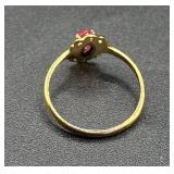 Collection of 18K GE Cocktail Rings Collection of 18K GE Cocktail Rings