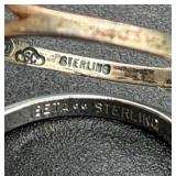 Sterling Silver Rings - Size 7 - Total Weight 1.127oz Sterling Silver Rings - Size 7 - Total Weight 1.127oz