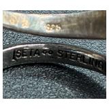 Sterling Silver Rings - Size 7 - Total Weight 1.127oz Sterling Silver Rings - Size 7 - Total Weight 1.127oz