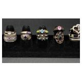 Sterling Silver Rings - Size 8, 9 and 10 Total weight 1.679oz Sterling Silver Rings - Size 8, 9 and 10 Total weight 1.679oz