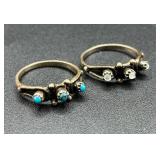 Sterling Silver Rings - Size 8, 9 and 10 Total weight 1.679oz Sterling Silver Rings - Size 8, 9 and 10 Total weight 1.679oz