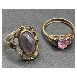 Sterling Silver Rings - Size 8, 9 and 10 Total weight 1.679oz Sterling Silver Rings - Size 8, 9 and 10 Total weight 1.679oz
