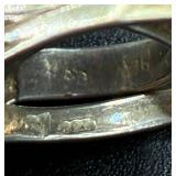 Sterling Silver Rings - Size 8, 9 and 10 Total weight 1.679oz Sterling Silver Rings - Size 8, 9 and 10 Total weight 1.679oz