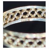 Sterling Silver Rings - Size 8, 9 and 10 Total weight 1.679oz Sterling Silver Rings - Size 8, 9 and 10 Total weight 1.679oz