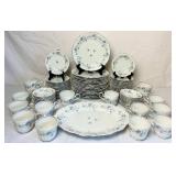 Set of Johann Haviland Bavarian China- Blue Garland Pattern - Made in Germany