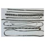 Grand Bundle of Silver Tone Necklaces and Bracelets Grand Bundle of Silver Tone Necklaces and Bracelets