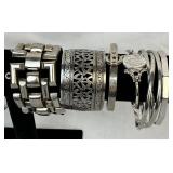 Grand Bundle of Silver Tone Necklaces and Bracelets Grand Bundle of Silver Tone Necklaces and Bracelets