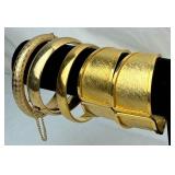 Chunky Gold Tone Necklaces, Earrings and Bracelets Chunky Gold Tone Necklaces, Earrings and Bracelets