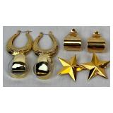 Chunky Gold Tone Necklaces, Earrings and Bracelets Chunky Gold Tone Necklaces, Earrings and Bracelets