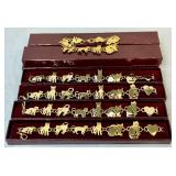 Chunky Gold Tone Necklaces, Earrings and Bracelets Chunky Gold Tone Necklaces, Earrings and Bracelets