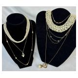 Vintage Faux Pearl Necklaces, Earrings, Bracelets and Pins Vintage Faux Pearl Necklaces, Earrings, Bracelets and Pins