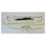 Vintage Faux Pearl Necklaces, Earrings, Bracelets and Pins Vintage Faux Pearl Necklaces, Earrings, Bracelets and Pins