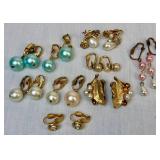 Vintage Faux Pearl Necklaces, Earrings, Bracelets and Pins Vintage Faux Pearl Necklaces, Earrings, Bracelets and Pins