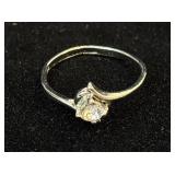 10K Gold Ring and Earring Bundle 10K Gold Ring and Earring Bundle