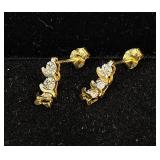 10K Gold Ring and Earring Bundle 10K Gold Ring and Earring Bundle