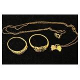 10K Gold - Black Hills Gold - Rings and Necklace 10K Gold - Black Hills Gold - Rings and Necklace